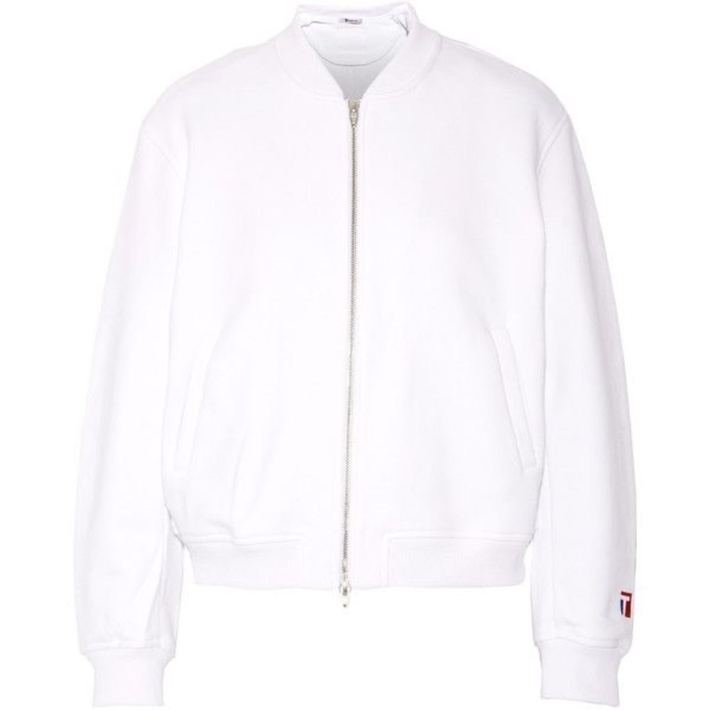 T by Alexander Wang White Bomber Jacket